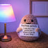 TOYMIS Mini Funny Knitted Wool Potato Toy with Positive Card - Creative Cute Crochet Doll Cheer Up Gift for Friends