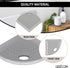 Questech Decor Corner Shower Footrest - Shower Shaving Shelf for Inside Shower Tiled Walls, Cool Gray