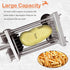 LILALIWA 1/2-inch 3/8-inch French Fry Cutter, Manual Potato Cutter with and blades for cutting potatoes and vegetables