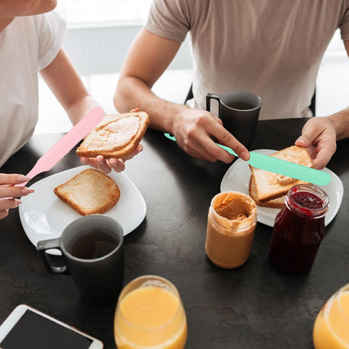 3pcs Silicone Jar Spatula Set, Heat Resistant Kitchen Spatulas for Mixing Batter and Spreading Cake Cream