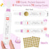 Sinload 80-Piece Scratch-Off Pregnancy Test Game for Baby Showers (Pink)