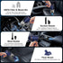 Handheld Car Vacuum Cleaner, 9000Pa High Power Wet and Dry Vacuum with LED Light and Multi-Nozzles for Home