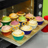 Gifbera Mini Foil Cupcake Liners Metallic Wrappers Muffin Baking Cups 300 Count, Navy Blue by GiFBERA