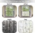 LEMON CLOUD Bamboo Window Film - Frosted Privacy Decal Stained Glass Film - Removable Stickers (23.6 x 78.7 Inch)