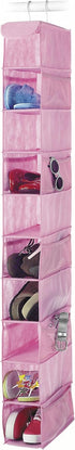 Pink Hanging Shoe Organizer by Whitmor - Space-Saving Storage Solution