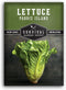 Romaine Lettuce Seeds for Planting Parris Island Cos Heirloom Variety with Crisp,