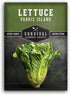 Romaine Lettuce Seeds for Planting Parris Island Cos Heirloom Variety with Crisp,