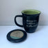 Man of Faith Ceramic Mug and Coaster Set, 14 Ounce, by Abbey Gift