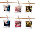 100 Pieces Clear Plastic Utility Paper Clips, Photo Paper Peg Pin, Clothes Line Clips, Craft Clips, 3.5 x 0.5cm x 0.7cm