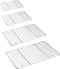 P&P CHEF Baking Cooling Rack Set - 4-Piece Stainless Steel Wire Racks for Oven Use, Healthy & Dishwasher Safe
