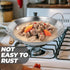 Hemoton Honeycomb Pot, Stainless Steel Paella Pan, Mini Korean Noodle Pot, Stir Fry Pans for Outdoor Cooking