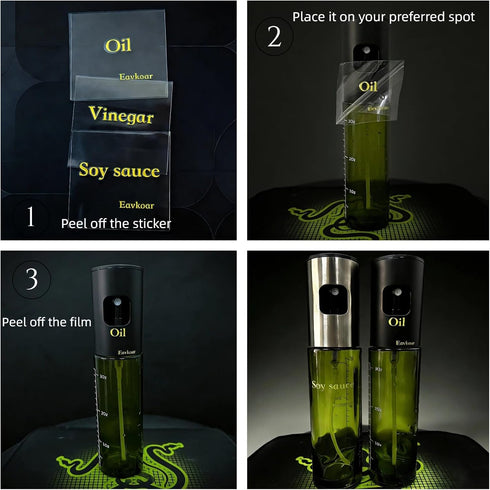 Eavkoar 100ml Cooking Oil Spray Bottle, Olive Oil and Avocado Oil Spray Bottle, Olive Oil Spray Bottle, Kitchen Tools