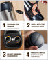 Set 2 1 Set Sangcon Electric Salt and Pepper Grinder Shakers IN - USB RECHARGEABLE Salt and Pepper Mill All in One