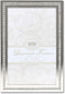 Lawrence Frames Royal Designs 4x6 Dazzle Silver Glitter Picture Frame