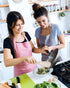 Cooking Spoon and Rice Scooper: Durable BPA-Free Matte Silicone, Wood Handle for Nonstick Cookware (Khaki)