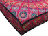 24" 24" INDIAN CRAFT CASTLE Red Peacock Mandala Barmeri Large Floor Pillow Cover Cushion Meditation Seating Ottoman