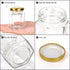 3 oz 30 Pack 80 1 BIGIVACA Mini Honey Jars - Hexagon Glass Jars with Gold Lids for Wedding Favors, Party Favors, Candle