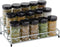 Kamenstein 15 Jar Lincoln Countertop Spice Rack with Spices Included, FREE Spice