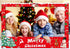 Christmas Photo Booth Props Frame, Party Supplies for Xmas/Winter/Holiday New Year Decorations