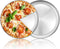 Deedro Pizza Baking Pan, 10 Inch Stainless Steel Round Pizza Tray for Home Restaurant, Easy Clean & Dishwasher Safe
