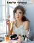 Mini Handheld Fan, Powerful 3 Speed USB Rechargeable Fan, Cute Design Battery Operated Personal Fan for Girls