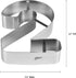 Extra Large Number 2 Cake Cutter
