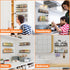 2 Pack, Bunoxea Spice Rack wall mounted Space-Saving Spice Organizer for Spice Jars and Seasonings,Screw or Adhesive