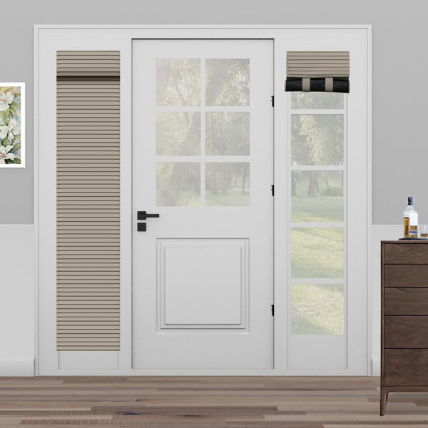 Side Door Window Curtains, Front Door Curtains for Small Window, Thermal Insulated Door Side Window Covering, Light