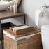 Napkin Holder for Bathroom, Acacia Wooden Guest Towel Holder Tray for Bathroom, Disposable Paper Hand Towel Holder