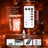 66ft 200 8 Fairy Lights LED USB Twinkle String Lights Plug in Silver Wire Lights with Remote and Timer Modes Outdoor