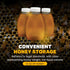 24-Pack, 8 oz Mann Lake Honey Squeeze Bottle, Easy Honey Dispensing, Durable, White Flip-Top Lids Included, Effortless