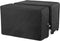600D Outdoor and Indoor Air Conditioner Covers for U-Shaped Window Units, Adjustable Hook and Loop Straps, Dust-Proof