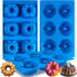 Mini Fluted Tube Cake Pan, 6-Cavity Silicone Mold for Baking, Non Stick Fancy Molds for Fluted Tube Cake