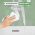 UFRIDAY Stall Clear Shower Curtain Liner, 48 x 72 inches Heavy Duty Waterproof Transparent PEVA with 3 Magnets Bottom