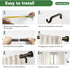 Adjustable Curtain Rods for Windows 28 to 48, Heavy Duty Long Window Curtain Rod, Outdoor Drapery Rods, Antique Bronze