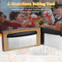 HULISEN Large Bench Scraper for Baking - 10 inch Dough Pastry Scraper with Measuring Scale, Stainless Steel Cake Scraper