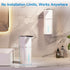CATIRE 17.6oz 2000mAh, 8 Countertop Upgraded Larger Capacity Automatic Dish Soap Dispenser Touchless, Liquid Hand Soap