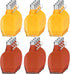 meekoo 24 Pieces 5 oz Glass Syrup Bottles with Aluminum Lid and