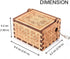 1 Set ukebobo Wooden Color Painted Music Box I Love You to The Moon and Back Color Painted Music Box, Gifts