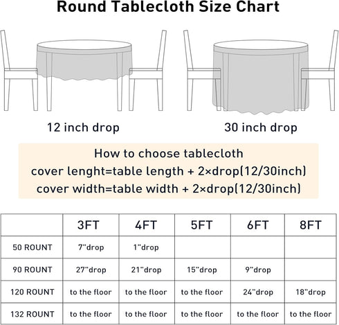 PartyDelight Round Sequin Tablecloth 50 inch Rose Gold for Wedding, Birthday, Bridal, Baby Shower Decorations