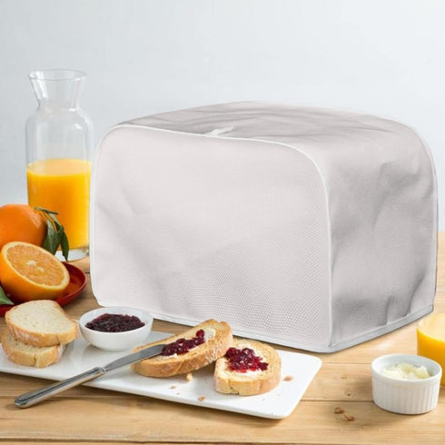 Light Blue Toaster Dust Cover for 2 Slice Toaster, Washable Dust and Fingerprint Protective Cover for Kitchen Appliances