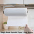 Paper Towel Holder, Under Cabinet Mount, Self Adhesive Kitchen Countertop Wall Mount Rack, Brushed Nickel