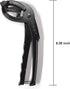 LENITH Black Aluminum Hot Pot Tongs Holder for Dolsot, Bibimbap Bowl, Ddukbaegi, Sizzling Hot Pot