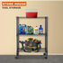 3-Tier 23"x13"x31" 170 lbs PayLessHere | Wire Shelf with Wheels | | Black | Adjustable Racks | Heavy-Duty Storage