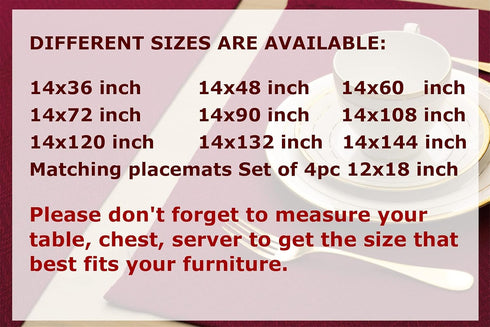 Akutana 120 inch, Red Table Runner Cranberry Damask Dresser Scarf, Outdoor Coffee Table Runner, Burgundy Jacquard