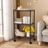 3 Pantry12D 18W 30.7H Golpart Small Tier Shelves Storage Wire Shelving Unit Metal Shelf Adjustable Organizers Storage