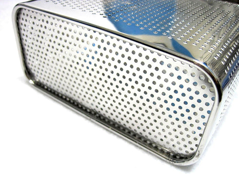 Medium Square Stainless Steel Cutlery Utensil Holder, Dishwasher Safe Chopsticks Holder