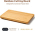Cutting board for Convection Toaster Oven, Compatible with Ninja DT201/DT251 Foodi Air Fryer, with Heat Resistant Non-Skid Silicone Feet, Creates Storage Space, Protects Cabinets Cupboard, 16.3x13.1” by Umilife
