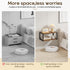 1 Pack) Floating Nightstand, Wood Bedside Shelf Wall Mounted Nightstand with Heavy-Duty Frame, Floating Bedside Table