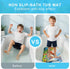 Elisstaence 40"x16" Upgrade Cartoon Baby Bath Mat Non Slip - Extra Long Bathtub Mat for Baby Eco Friendly Durable Bath